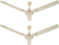 USHA Xavia 1200 mm 3 Blade Ceiling Fan(Rich Ivory, Pack of 2)