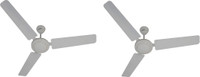 USHA Sonata 1200 mm 3 Blade Ceiling Fan(White, Pack of 2)