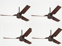 USHA Hunter Cabo Frio 1320 mm 3 Blade Ceiling Fan(Bronze, Pack of 4)