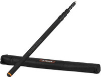 E-Image BA09 Aluminum Fiber Microphone Extension Telescopic Boom Pole with Cover Microphone Accessories(Black)