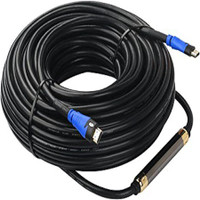 Glink GL50SERT3 50 m HDMI Cable(Compatible with HDTV, Black, One Cable)