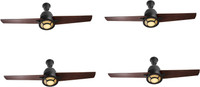 USHA st0 1200 mm 2 Blade Ceiling Fan(Black, Pack of 4)