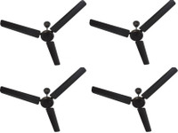 USHA Striker 1400 mm 3 Blade Ceiling Fan(CoffeBrown, Pack of 4)