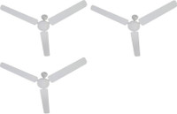 USHA st0 1200 mm 3 Blade Ceiling Fan(White, Pack of 3)