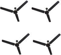 USHA st0 1400 mm 3 Blade Ceiling Fan(Brown, Pack of 4)