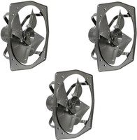 USHA Turbo 600 mm 3 Blade Exhaust Fan(Grey, Pack of 3)