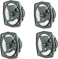 USHA Turbo 150 mm 3 Blade Exhaust Fan(Grey, Pack of 4)