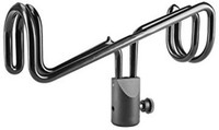 E-Image Microphone Holder Mount for Boom Poles /Tripod Stand Microphone Accessories(Black)