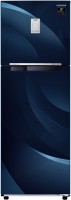 SAMSUNG 275 L Frost Free Double Door 3 Star Convertible Refrigerator(Rythmic Twirl Blue, RT30T37534U/HL)
