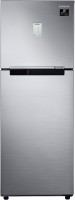 SAMSUNG 253 L Frost Free Double Door 3 Star Refrigerator(Refined Inox (Matt DOI Metal), RT28T3453S9/HL)