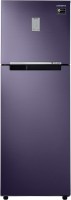 SAMSUNG 275 L Frost Free Double Door 2 Star Refrigerator(Pebble Blue, RT30T3422UT/HL)