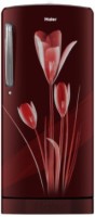 View Haier 192 L Direct Cool Single Door 3 Star (2020) Refrigerator with Base Drawer(Red, HRD-1923PRL-E)  Price Online