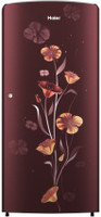 Haier 182 L Direct Cool Single Door 2 Star Refrigerator(Red Freesia, HRD-1822BRF-E)