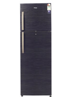 Haier 347 L Frost Free Double Door 2 Star Refrigerator(Black Brushline, HRF-3674BKS-E)