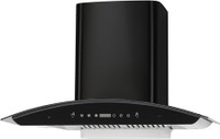 Kaff PRIMA TX DHC 75 Auto Clean Wall Mounted Chimney(Black 1180 CMH)