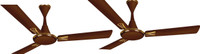 LUMINOUS ADIE 1200 mm 3 Blade Ceiling Fan(BROWN, Pack of 2)