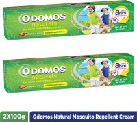 Odomos Naturals Non Sticky Mosquito Repellant Cream(2 x 100 g)