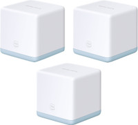 Mercusys Halo S12(3-Pack) 1200 Mbps Mesh Router(White, Blue, Dual Band)