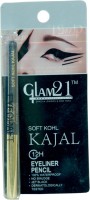 Glam 21 SoftKohl Kajal 12hrs .35 g(Black) - Price 115 55 % Off  