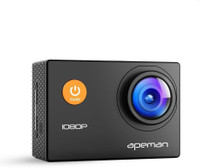 Apeman 1080P Full HD Waterproof Sport Camera Action Camera Sports and Action Camera(Black, 4000 MP)