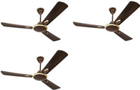 USHA Striker Platinum 900mm 900 mm 3 Blade Ceiling Fan(Deep Metallic Brown, Pack of 3)