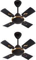 USHA Striker platinum cf 600 mm 3 Blade Ceiling Fan(Brown, Pack of 2)