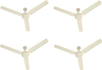USHA 1400mm Swift 1400 mm 3 Blade Ceiling Fan(Ivory, Pack of 4)