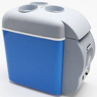 lOMESH L 102 12V 7.5 L ABS Multi-Function Auto Car Home Cooler Mini Travel Refrigerator Portable Fridge 7.5 L Compact Refrigerator(Multicolor)