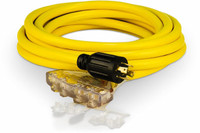 Champion Power Equipment AZ05Z17WLE 7.6 m Power Cord(Compatible with NA, Yellow)
