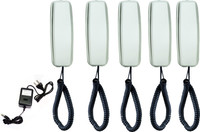 Sonics 5 LINE INTERCOM Corded Landline Phone(White)