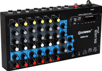 KEKROWN KSM-6U with built in USB Media Player 6 Channel Analog Sound Mixer deal from flipkart