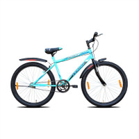 LEADER Scout 26T SEA Blue BLACK for Ride 26 T Mountain Cycle(Single Speed, Blue, Black)