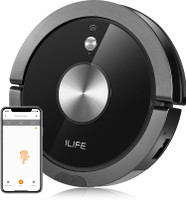 ILIFE A9s Dry & Wet Robotic Floor Cleaner(Black)