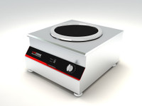 LIVECOOK Commercial Induction Cooktop(Silver, Jog Dial)