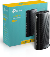TP-Link DOCSIS 3.0 Cable Modem 350 Mbps Router(Black, Single Band)