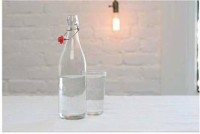 PR Star by PR Star PRWB Transparent Clear Glass Water Bottle Pack of 1 1000 ml Bottle(Pack of 1, Clear, Glass)
