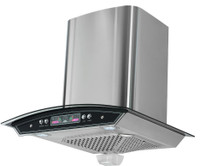 Euro Fresh CXW 180 Prime Auto Clean Wall Mounted Chimney(Silver 1200 CMH)