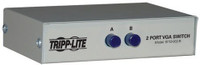 Tripp Lite 2-Port VGA Switch, Manual (3x HD15F) (B112-002-R) Network Switch(Silver)