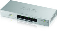 Zyxel 5-Port Gigabit Ethernet Web Managed PoE Switch with 60 Watt Budget [GS1200-5] Network Switch(White)
