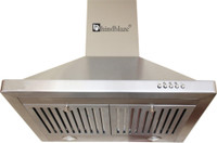 Hindblaze ABC002 Auto Clean Wall Mounted Chimney(SILVER 880 CMH)