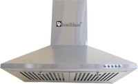 Hindblaze ABC001 Auto Clean Wall Mounted Chimney(SILVER 880 CMH)