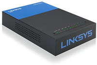 LINKSYS LRT214 Gigabit VPN Router 100 Mbps Router(Black/blue, Single Band)