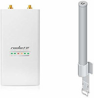 Ubiquiti Networks RocketM5 Outdoor BaseStation X 1 + Omni AMO-5G13 13dBi Dual Antenna X 1 100 Mbps Wireless Router(Multicolor, Single Band)