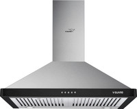V-Guard M20 Wall Mounted Chimney(Silver 1000 CMH)