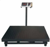 JAGRUTI SCALE Rolex weight machine 2000 Kg 900*900 MM, MS Checker plate Weighing Scale(Black)