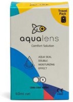 Aqualens Comfort Contact Lens Cleaner (Lens Case Free) Contct Lens Solution(60 ml)