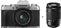 FUJIFILM X Series X-T200 Mirrorless Camera Body with 15-45 mm + 50-230 mm Dual Lens Kit(Silver)