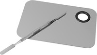 angelie Stainless Steel Cosmetic Makeup Palette Spatula Foundation Mixing Tool