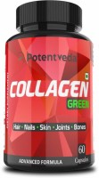 Potentveda Natural Vegetarian Collagen Capsules for Skin, Nails & Hair Supplement(60 Capsules)