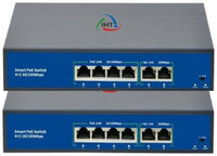 IHT 4 Port Fast Ethernet PoE+ Unmanaged Switch With 2 SFP (L2S-2FE2FEP) pack of 2 Network Switch(Multicolor)